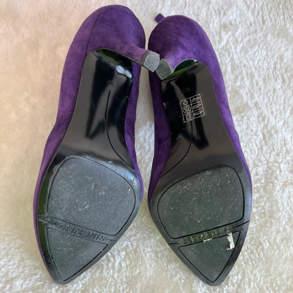 Nine West Purple Women's Heels - Picture 6 of 8